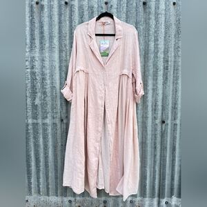 Devitalia Linen Coat Dress
